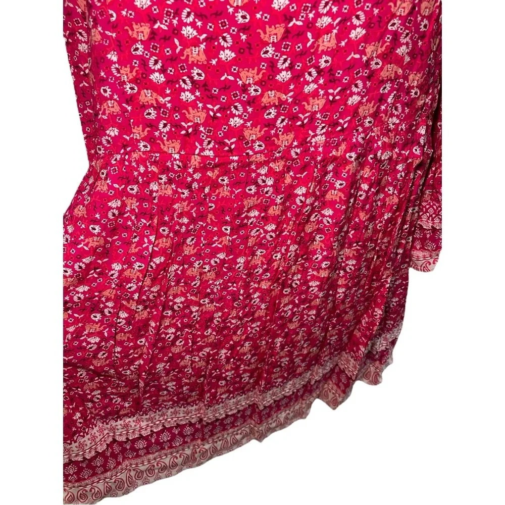 Maeve Isabel Floral Embroidered Pink Dress - Picture 8 of 11